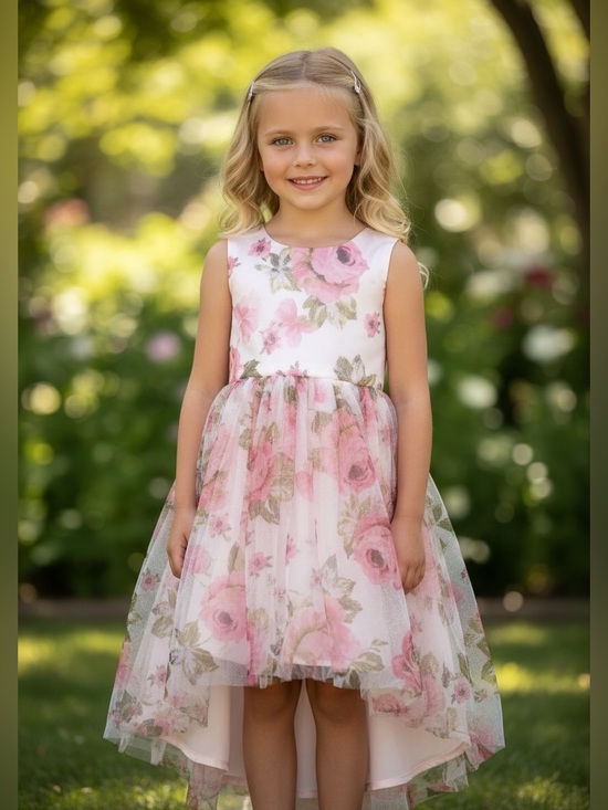 zenzi Other - Zenzi Girls Tulle Flower Formal Dress Size XS (4-6)